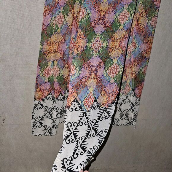 Forever 21 Double Slit Maxi Dress Size Medium Fairycore Whimsical Boho Chic - Picture 4 of 12